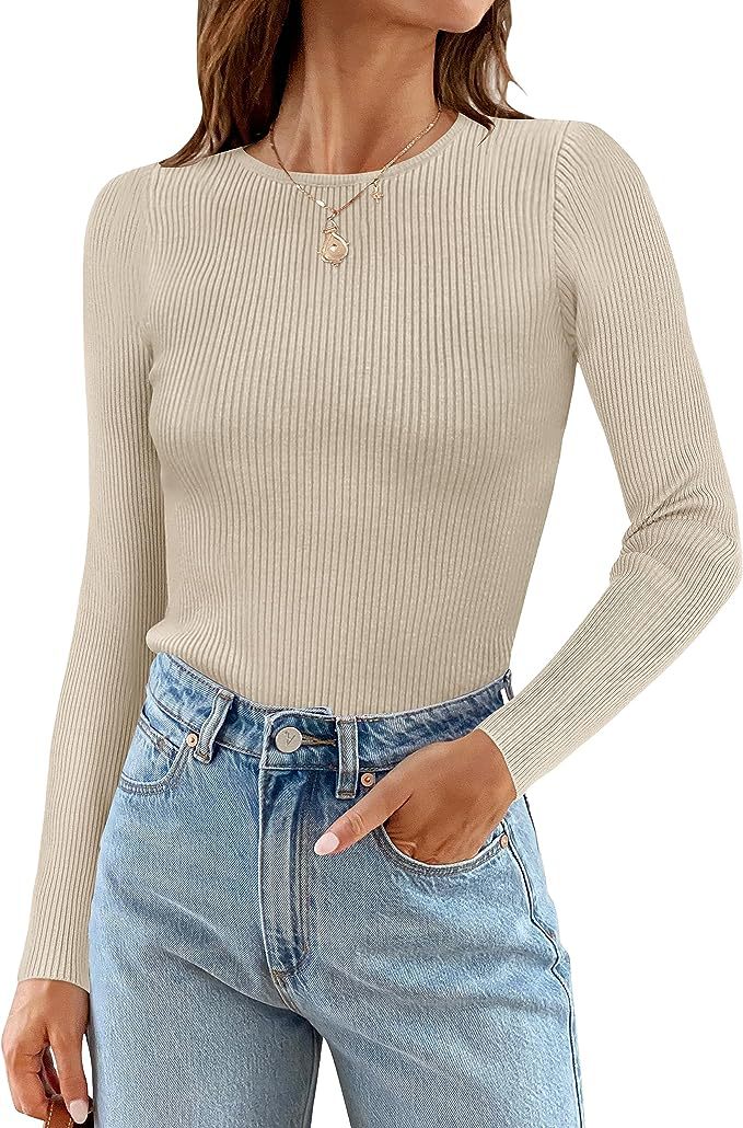 New Striped Long Sleeve Regular Top T-Shirt Women