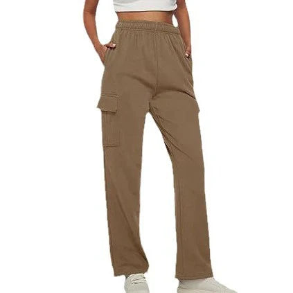 New Pocket Design Touch Work Pants Casual Pants For Women
